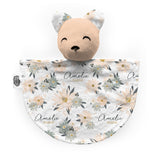 Personalized Bear Lovey | Blooming Spring