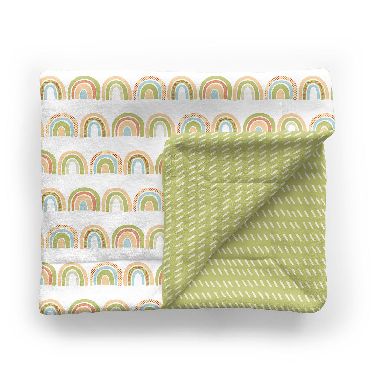 Baby Minky Blanket | Brilliant Rainbow