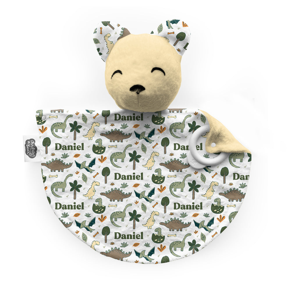 Personalized Bear Lovey | Dancing Dinos