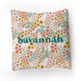Personalized Throw Pillow | Whimsy Floral