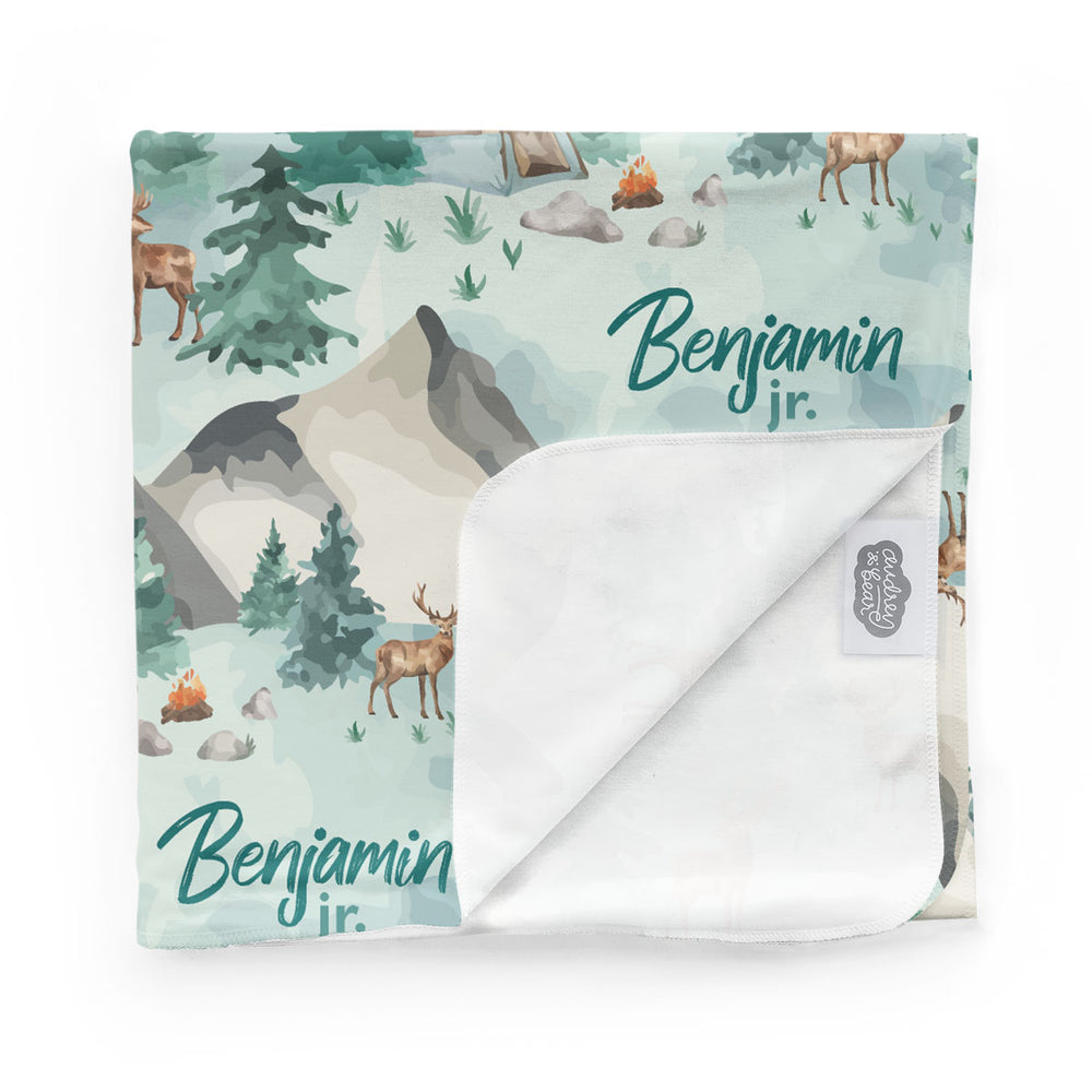 Personalized Swaddle Blanket | The Great Outdoors