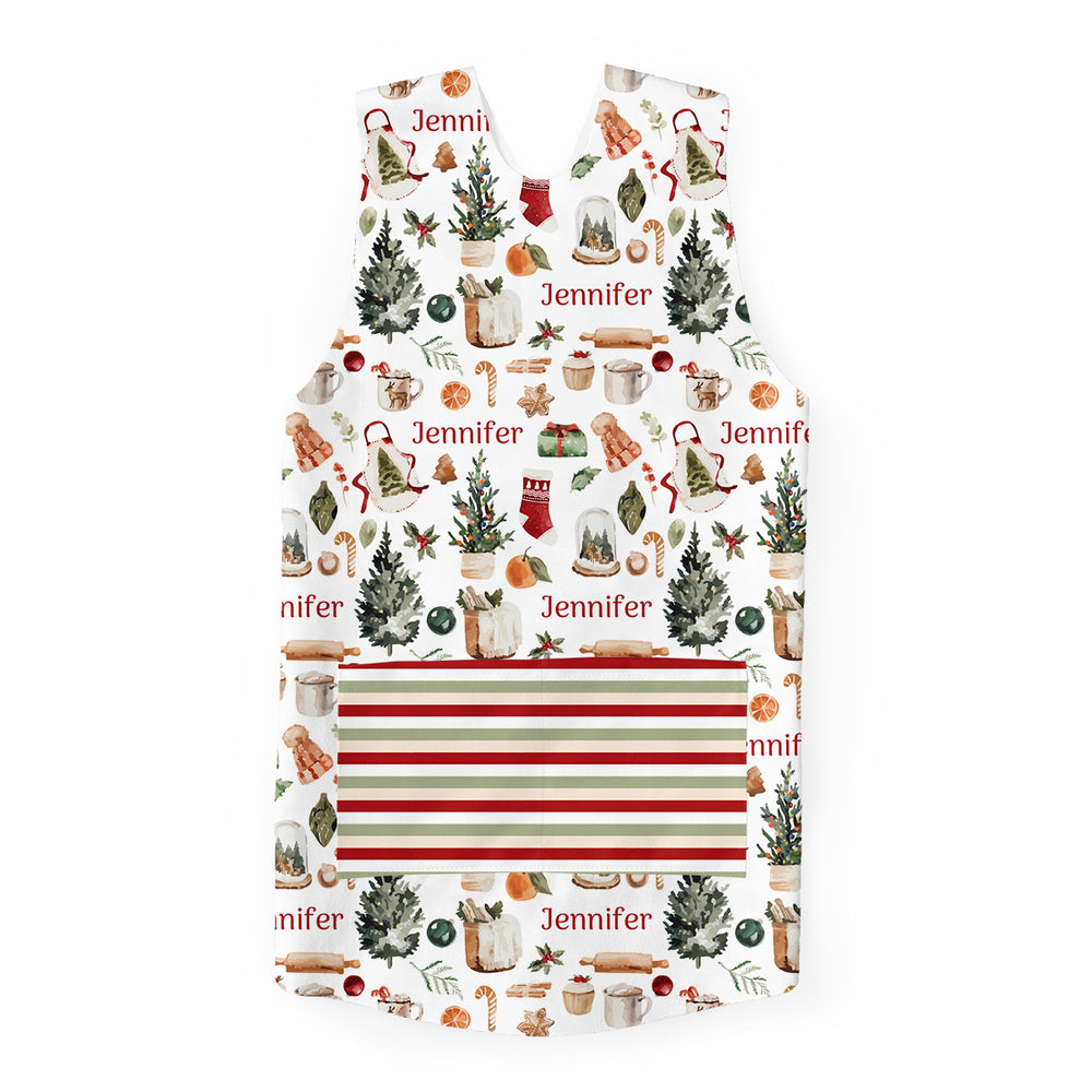 IT'S TIIIIME Mommy and Me Christmas Aprons. Personalized Gifts