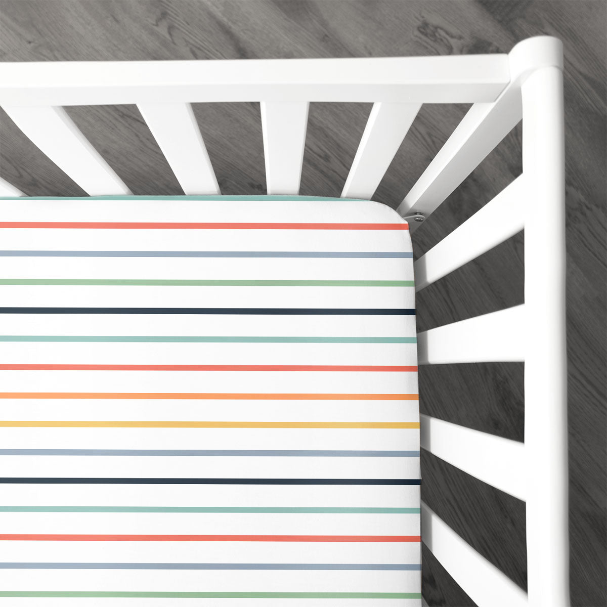 Crib Sheet | Primary Stripes
