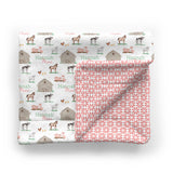 Personalized Baby Minky Blanket | Baby Animal Days