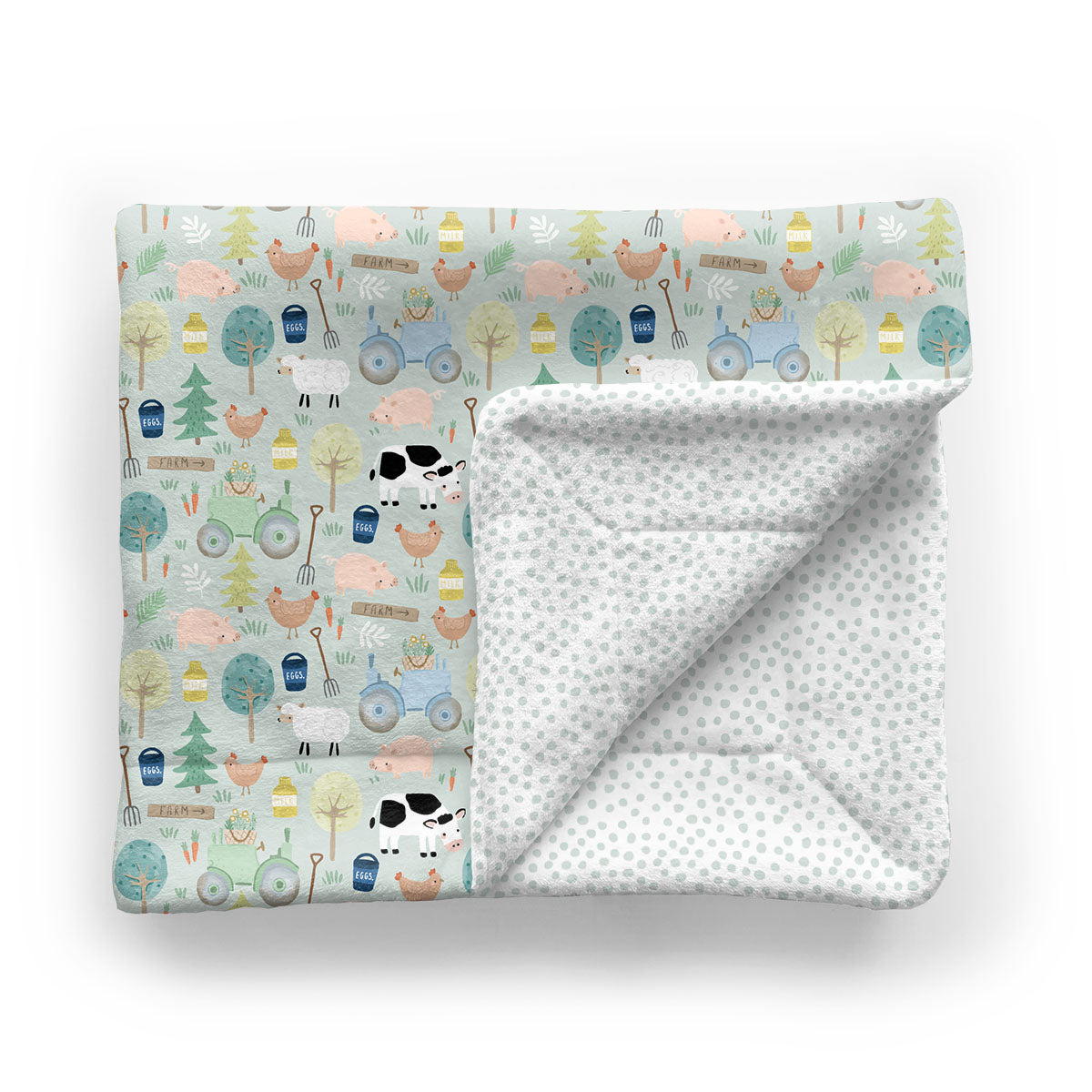 Baby Minky Blanket | Farmyard