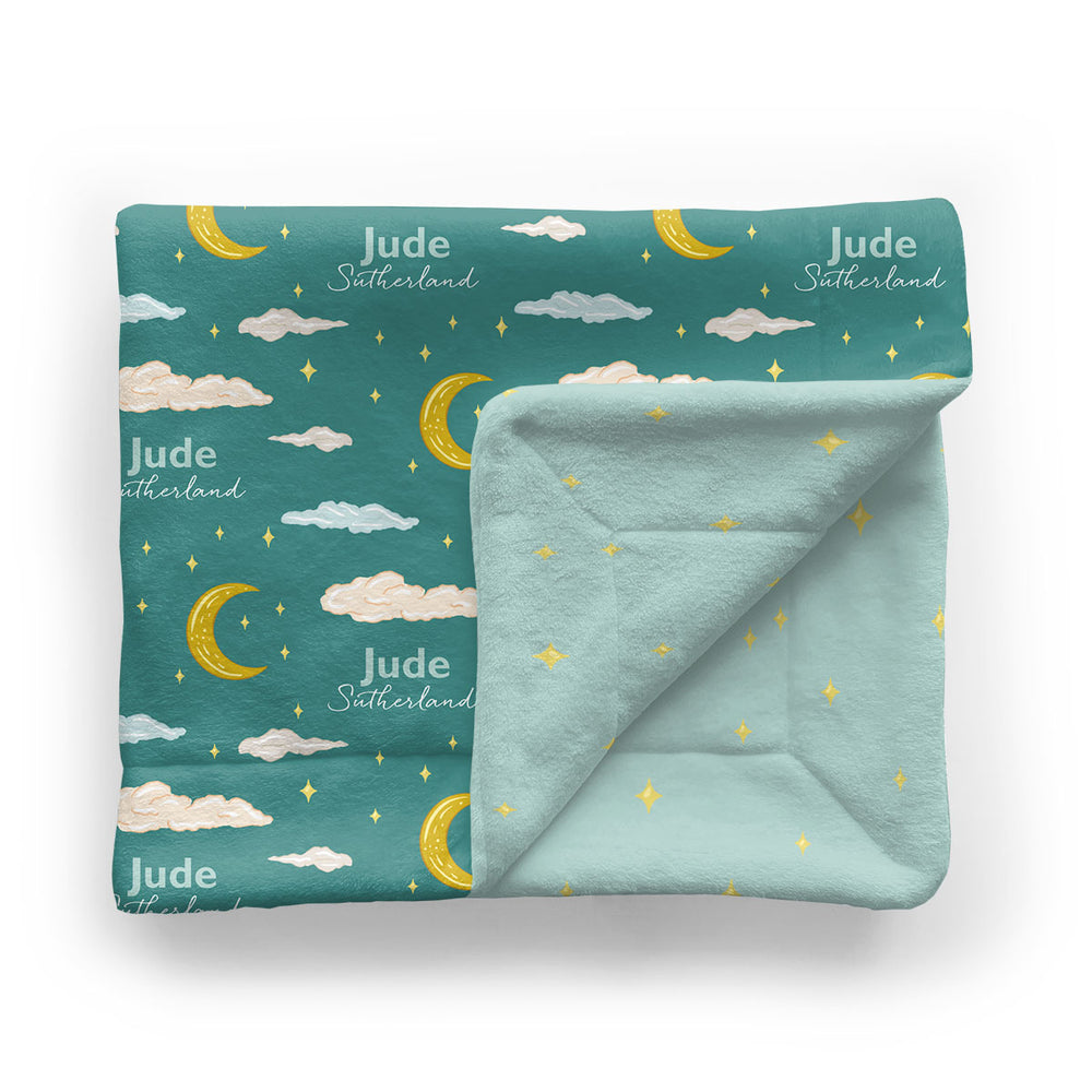 Personalized Baby Minky Blanket | Twinkle Twinkle