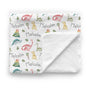 Personalized Minky  Blanket | Dinosaur Dreams