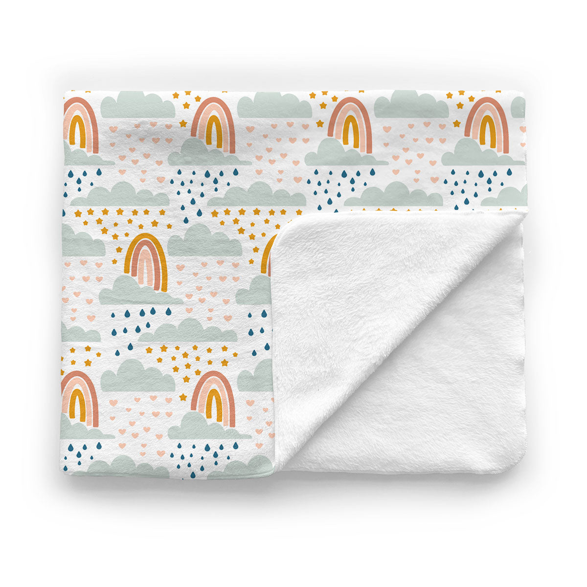 Kids Minky Blanket | Rainbow Wishes