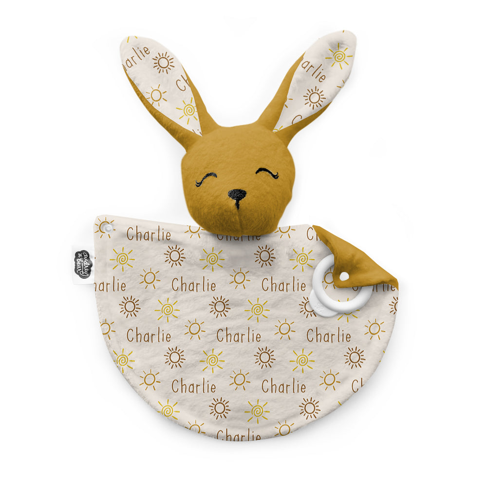 Personalized Bunny Lovey | Rustic Sunshine