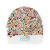 Personalized Swaddle & Hat Set | Folksy Floral