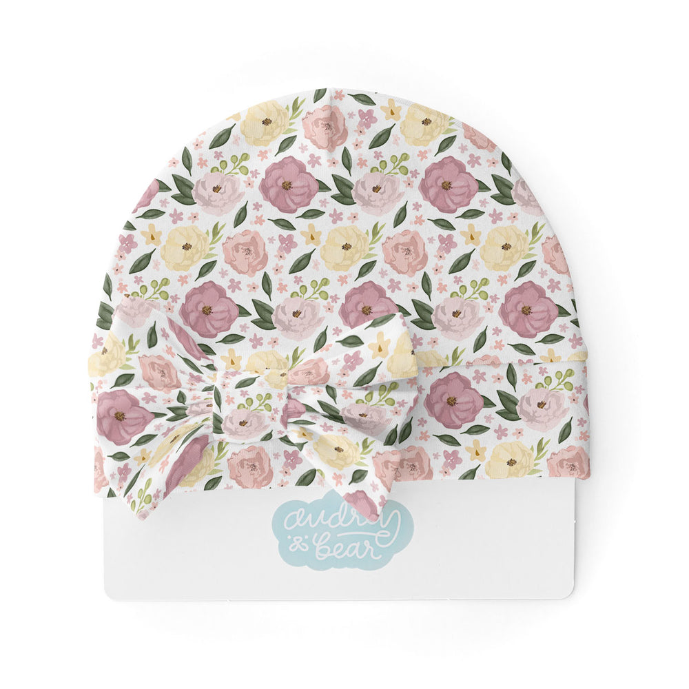 Stretchy Knit Baby Hat | Bella Floral
