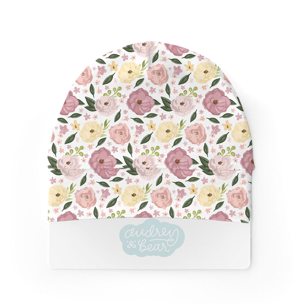 Stretchy Knit Baby Hat | Bella Floral