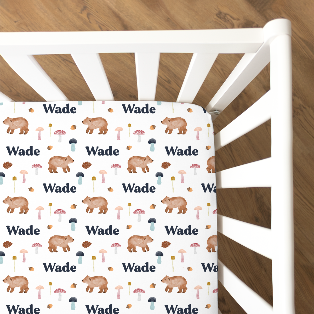 Personalized Crib Sheet | Bear Hunt