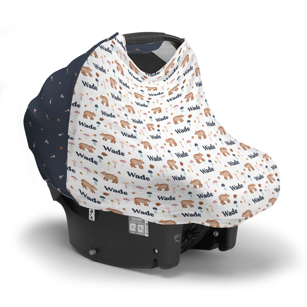 Personalized Car Seat Cover | Bear Hunt