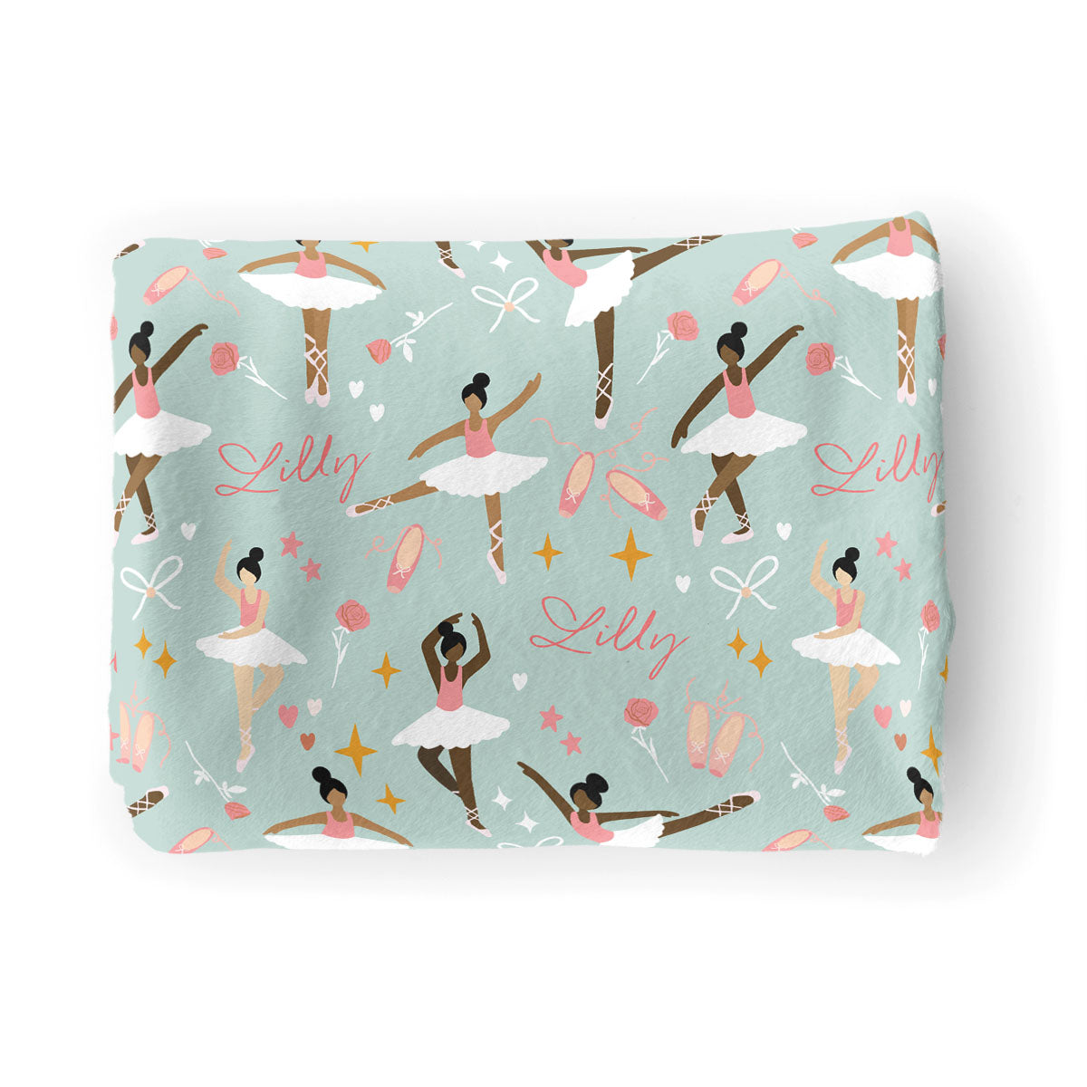 Personalized Minky  Blanket | Balancing Ballerina