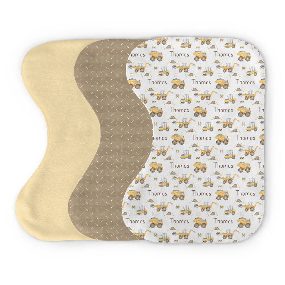 Personalized  Burp Cloth Set | New Construction