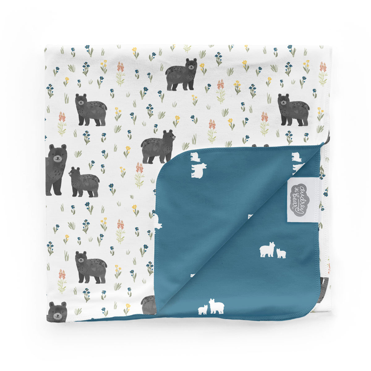 Swaddle Blanket | Baby Bear Meadow