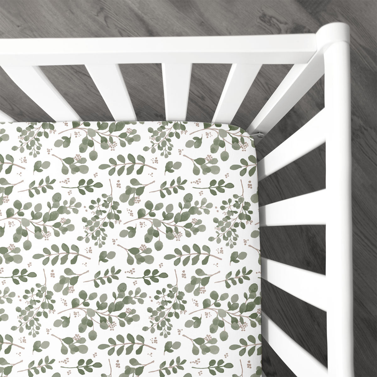 Crib Sheet | Farmhouse Greenery