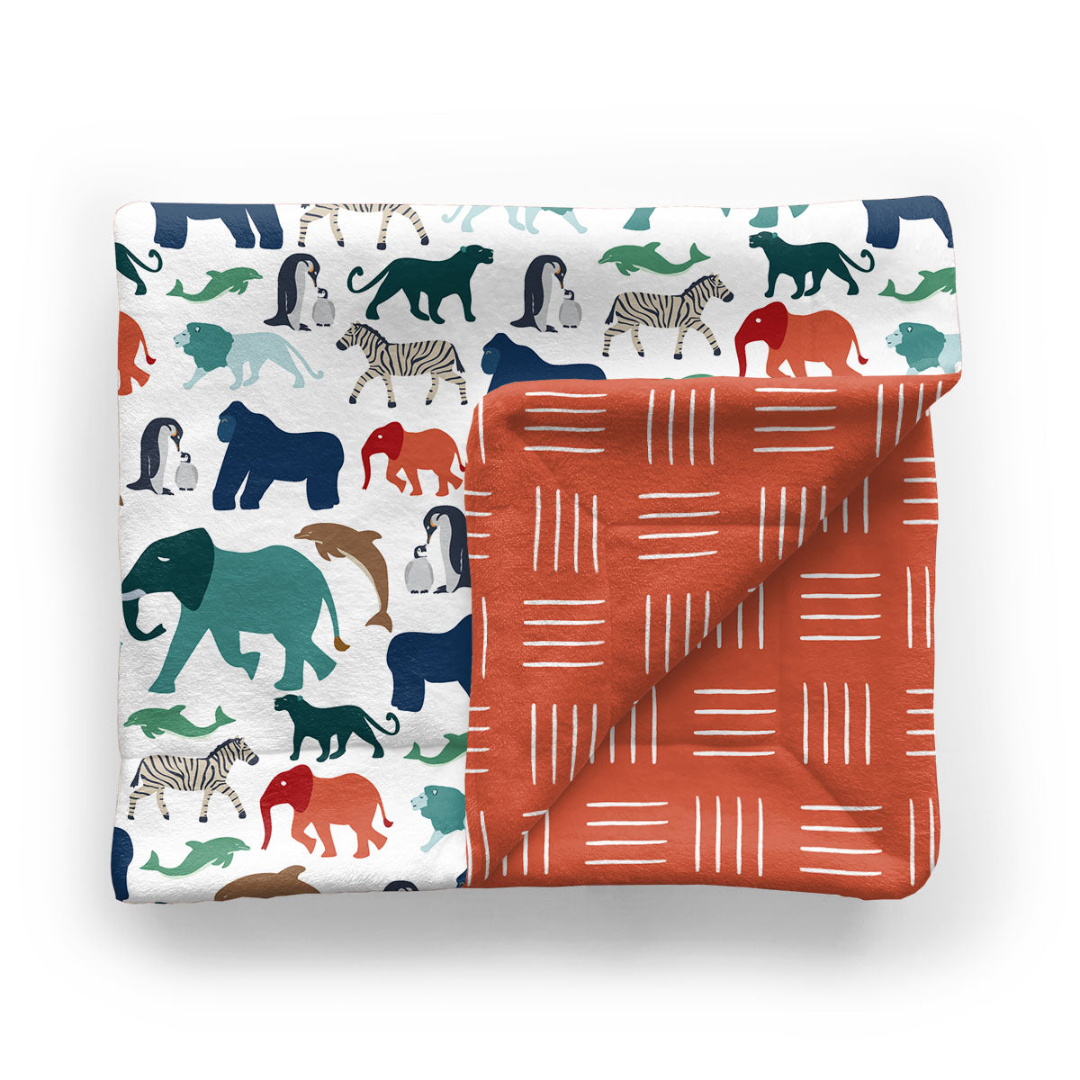 Kids Minky Blanket | At the Zoo