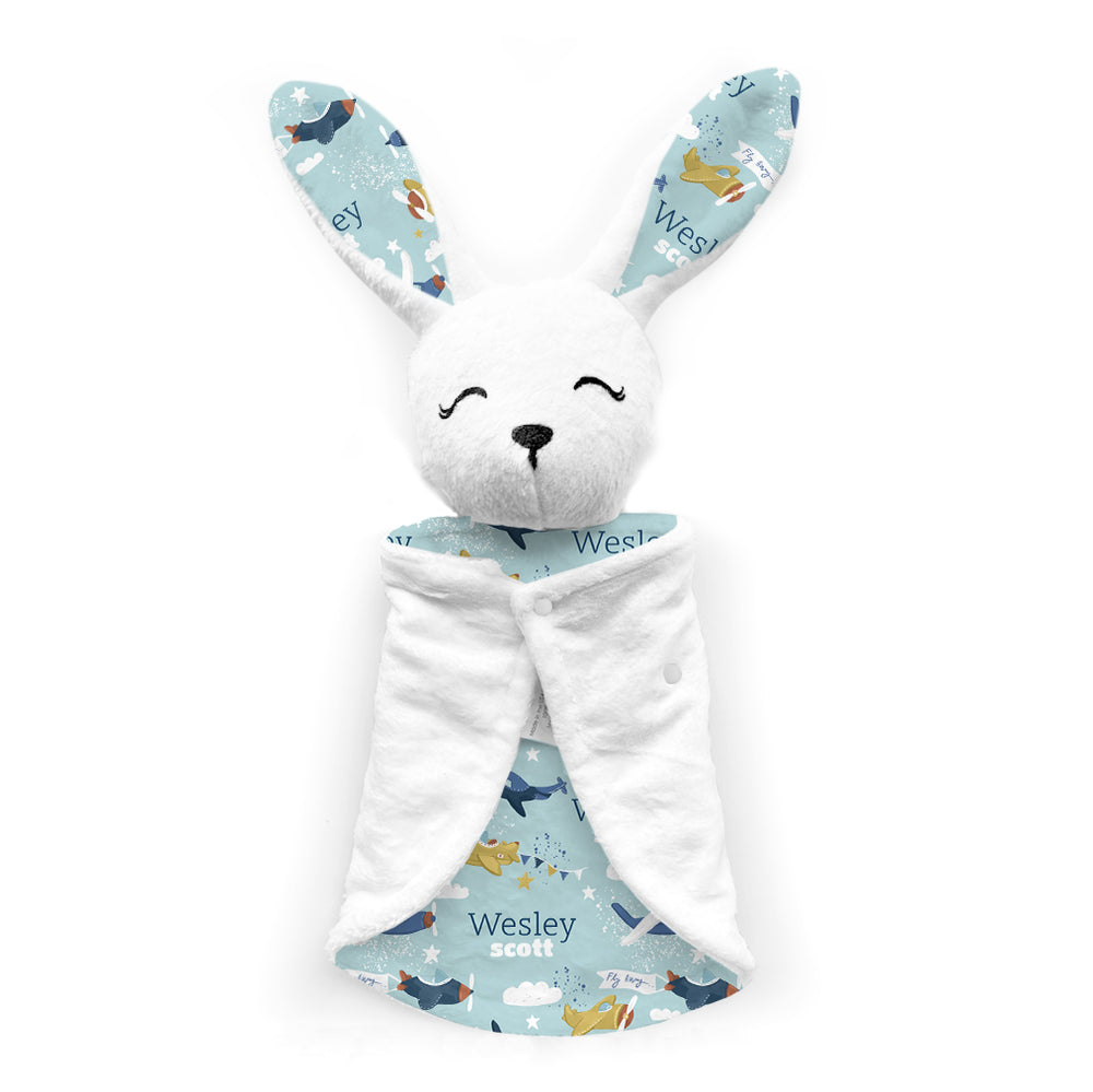 Personalized Bunny Lovey | Fly High