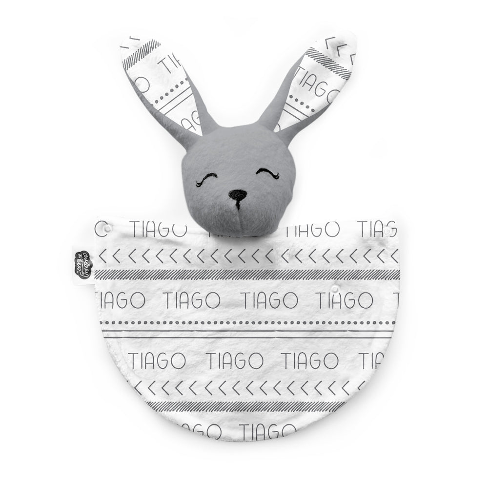 Personalized Bunny Lovey | Tribal