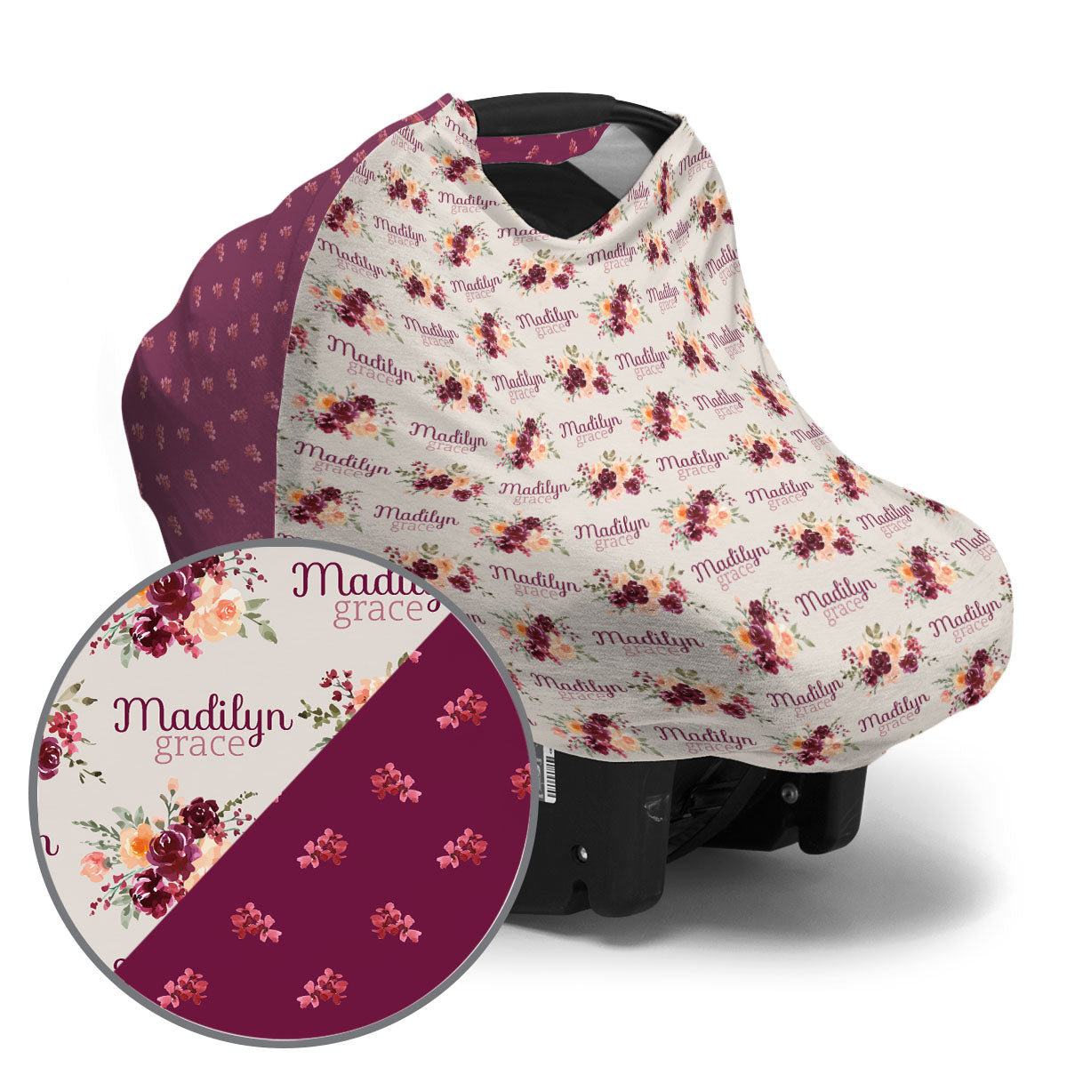 Personalized Car Seat Cover | Harvest Floral
