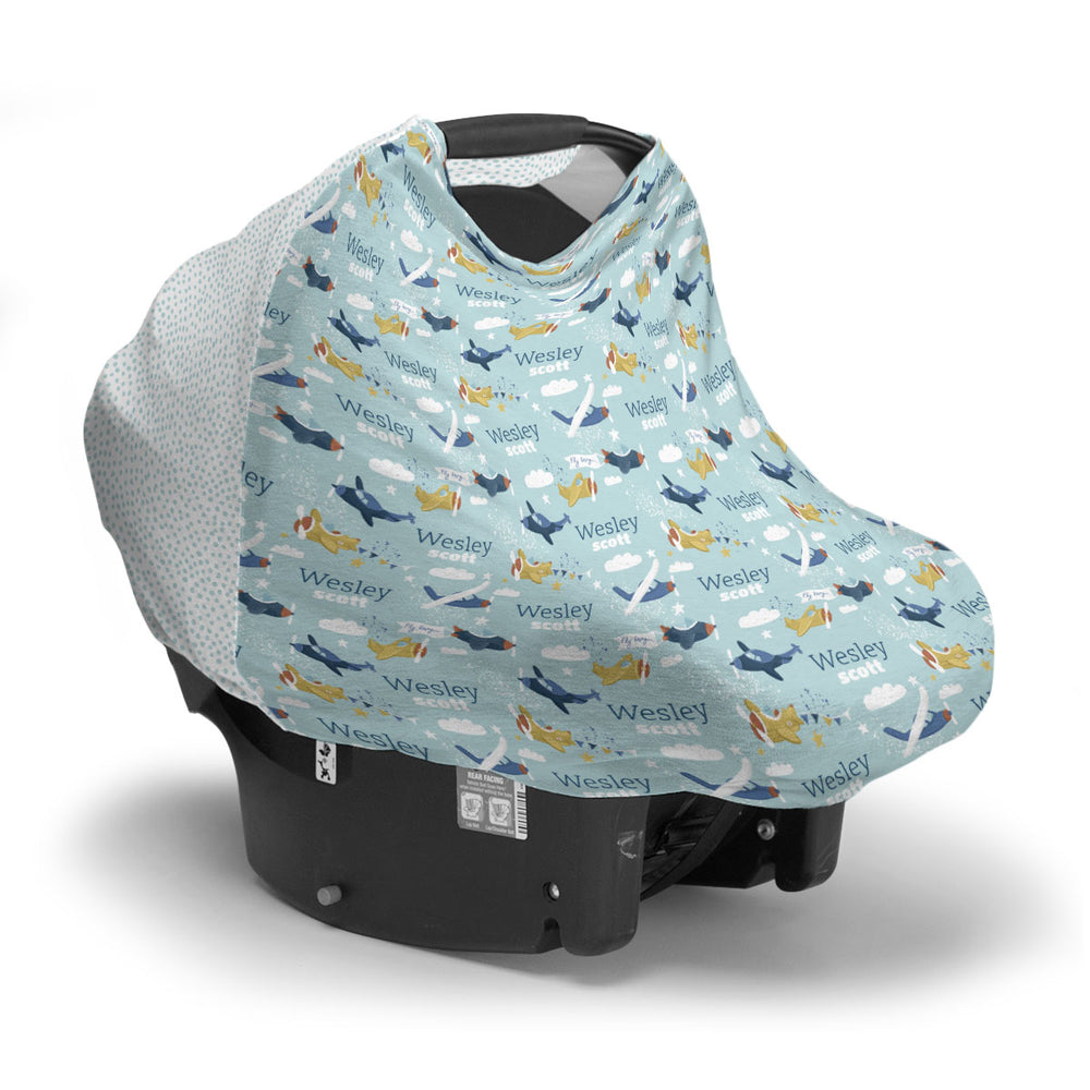 Personalized Car Seat Cover | Fly High
