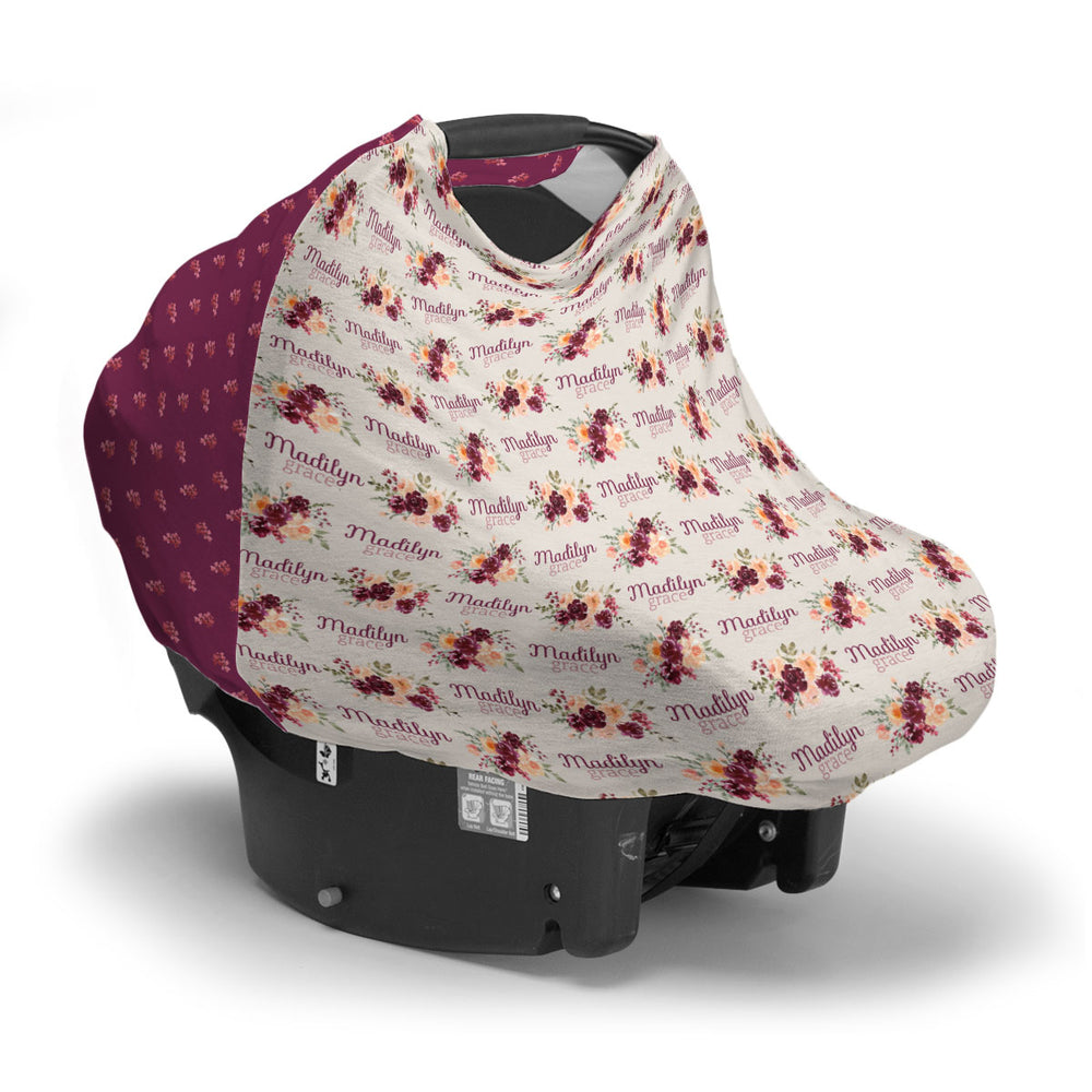 Personalized Car Seat Cover | Harvest Floral