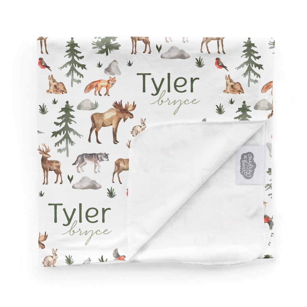 Personalized Swaddle Blanket | Into the Wild