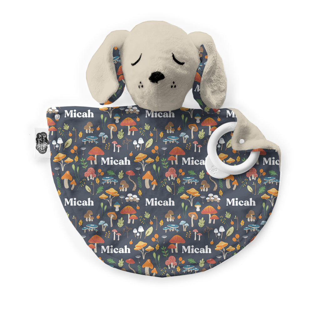 Personalized Puppy Lovey | Enchanting Toadstools