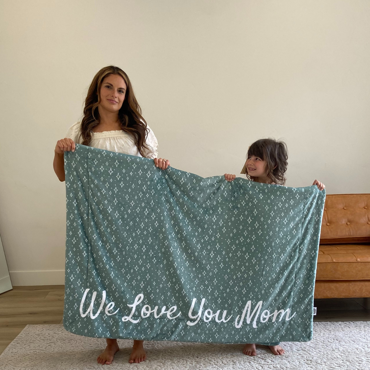 Personalized Family Name Blanket | Diamond Night