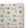 Personalized Changing Pad Cover | Cottage Garden