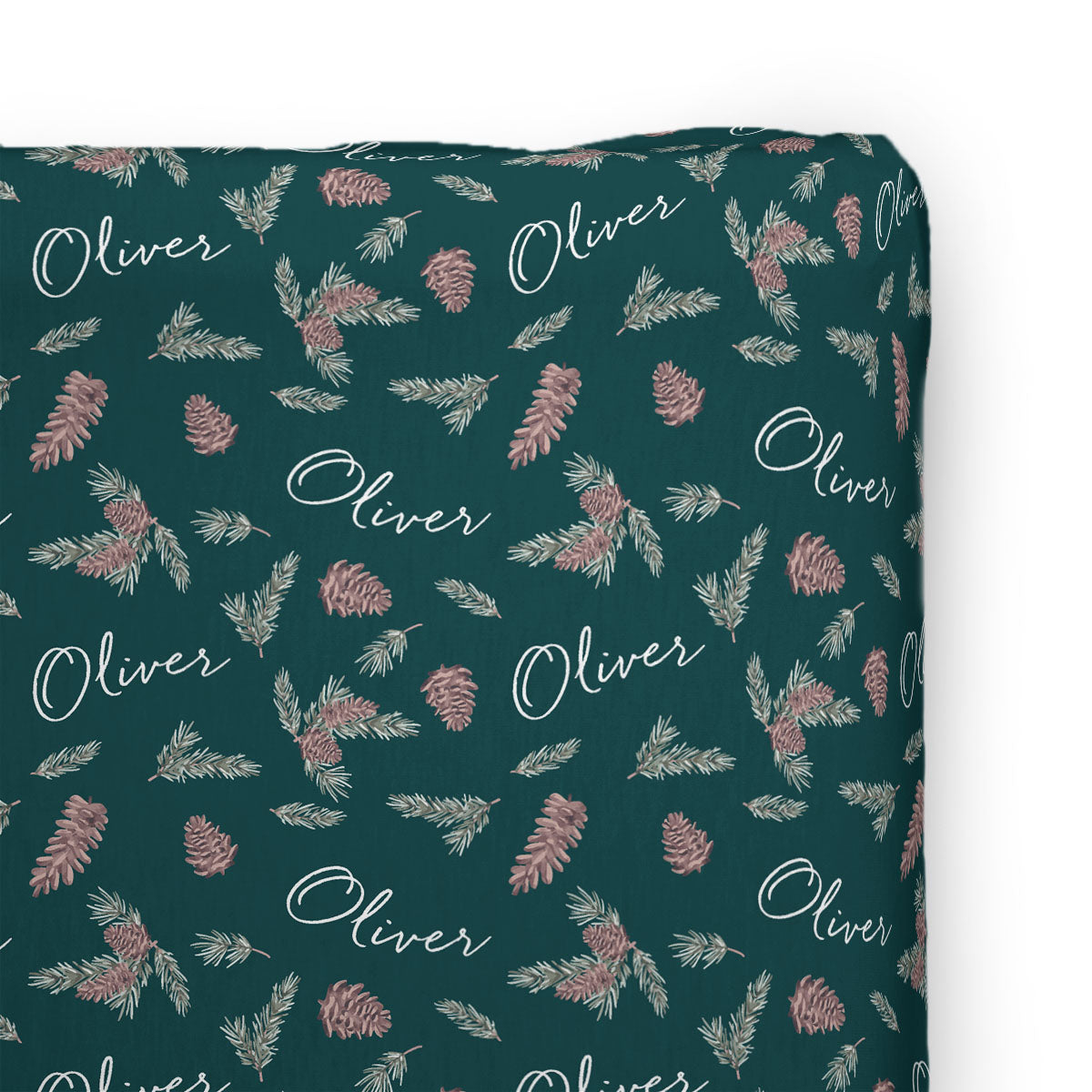Personalized Changing Pad Cover | Frosted Pine