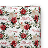 Personalized Changing Pad Cover | Mistletoe Magic