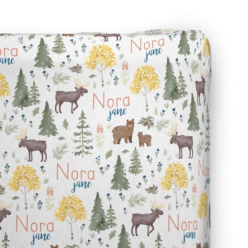 Personalized Changing Pad Cover | Mountain Explorer