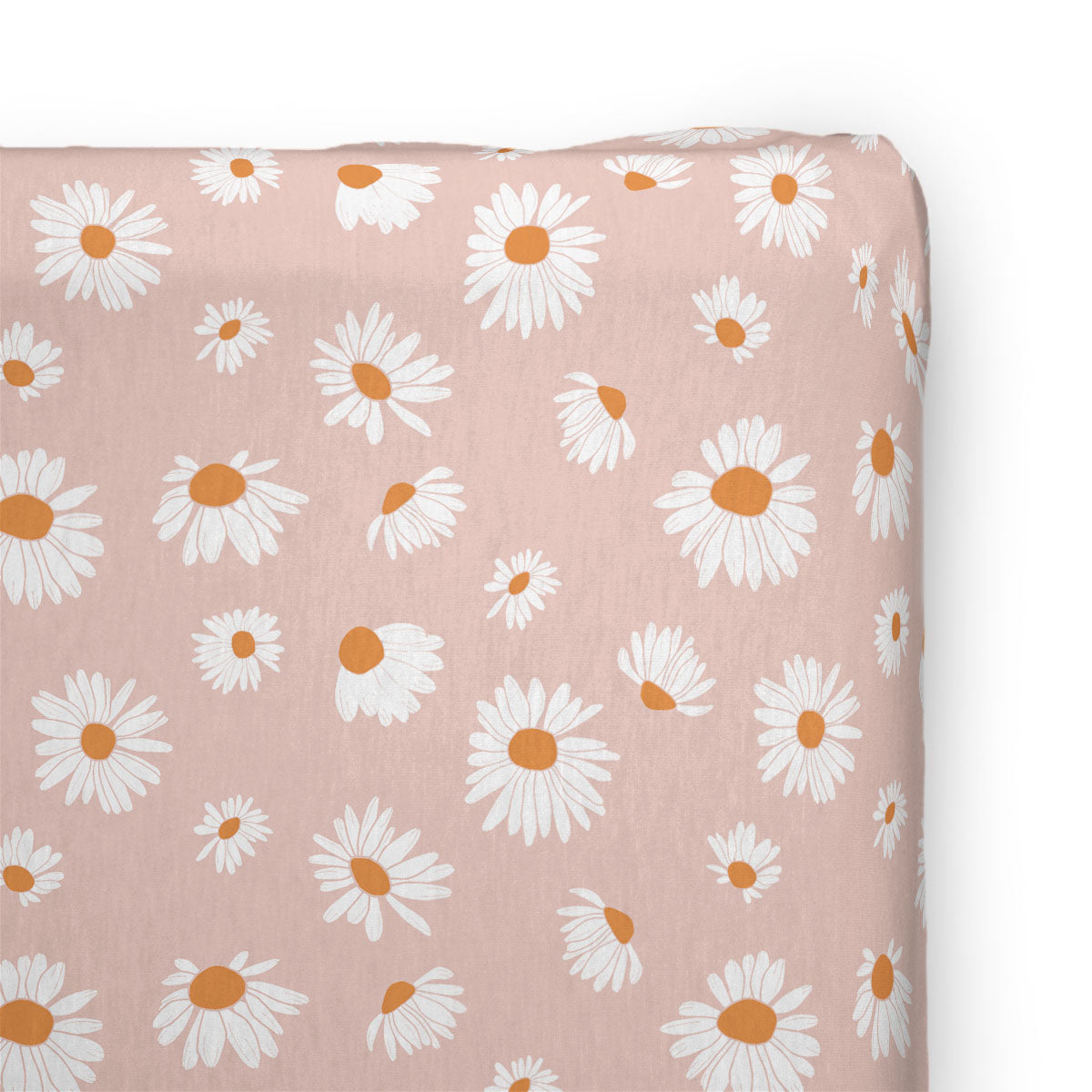 Personalized Stretchy Knit Changing Pad Cover | Far Out Floral