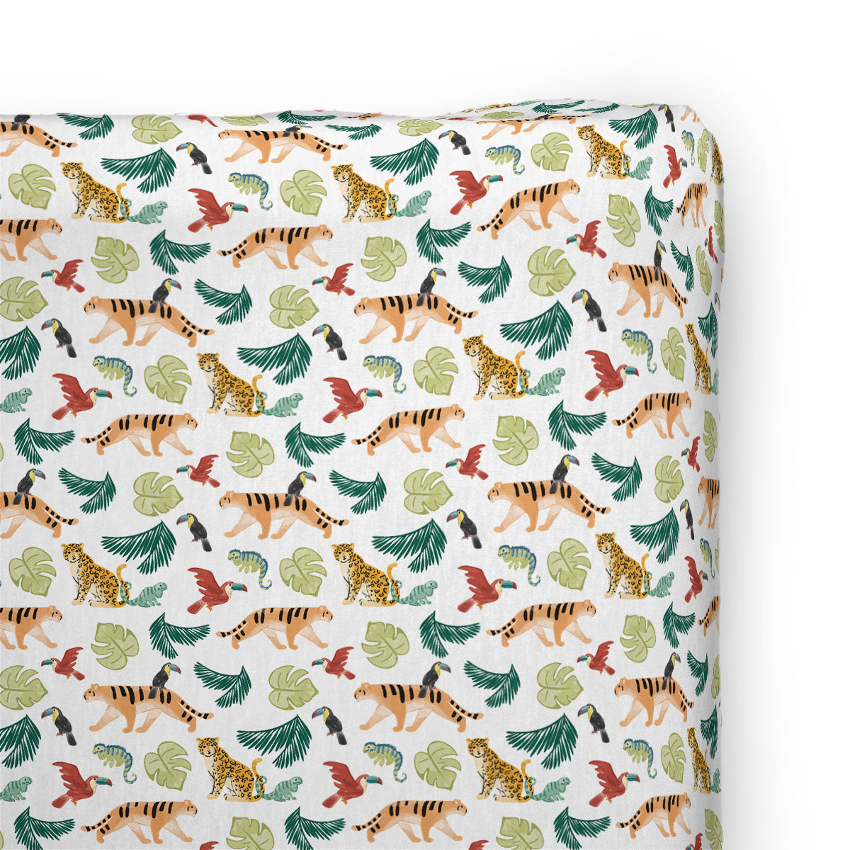 Personalized Stretchy Knit Changing Pad Cover | Jungle Playground