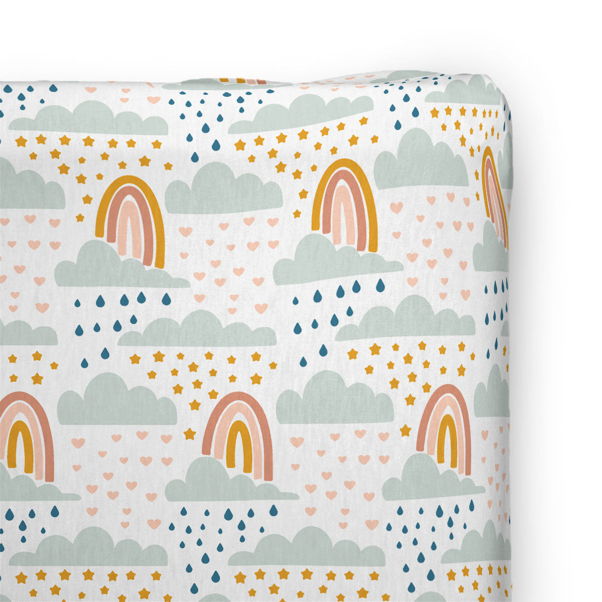 Changing Pad Cover | Rainbow Wishes