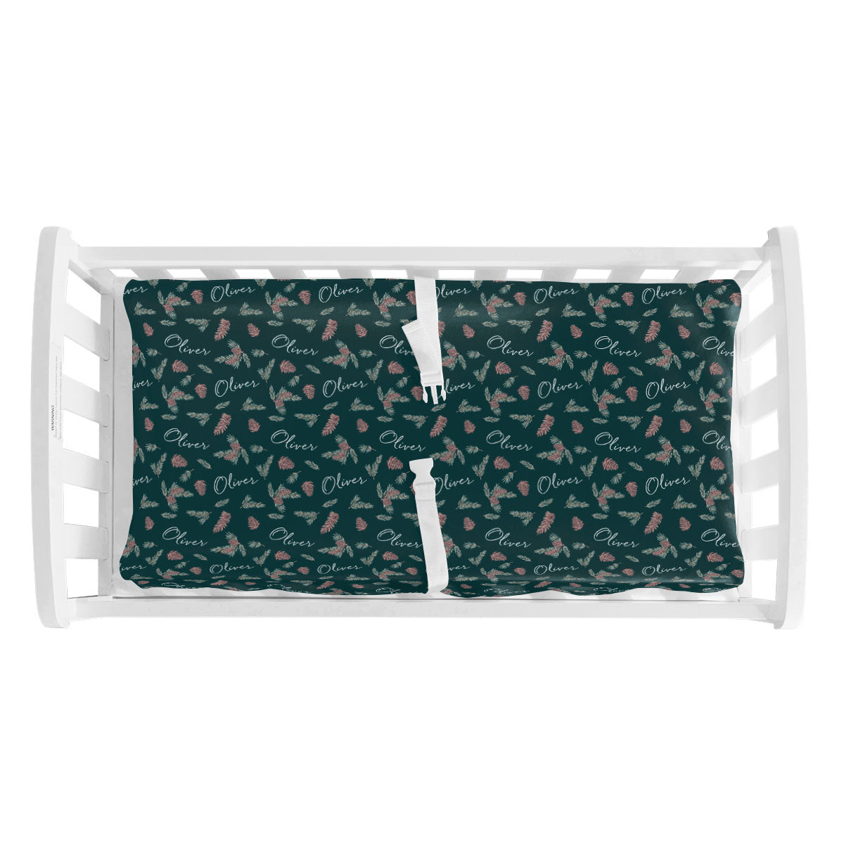 Personalized Changing Pad Cover | Frosted Pine
