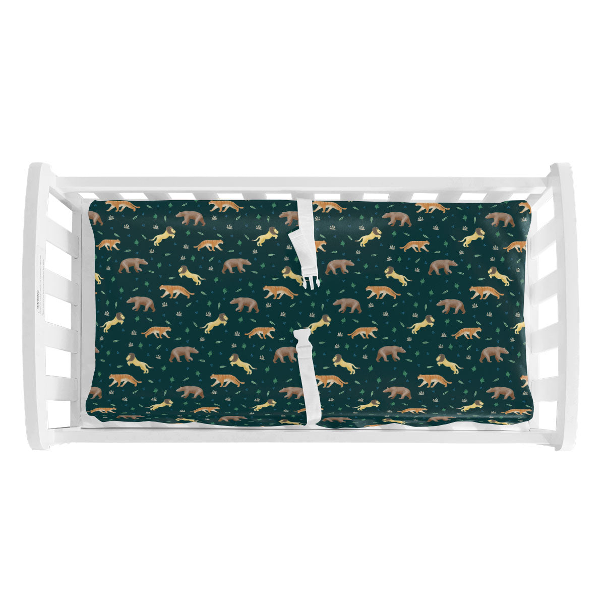 Stretchy Knit Changing Pad Cover |  Lions, Tigers & Bears