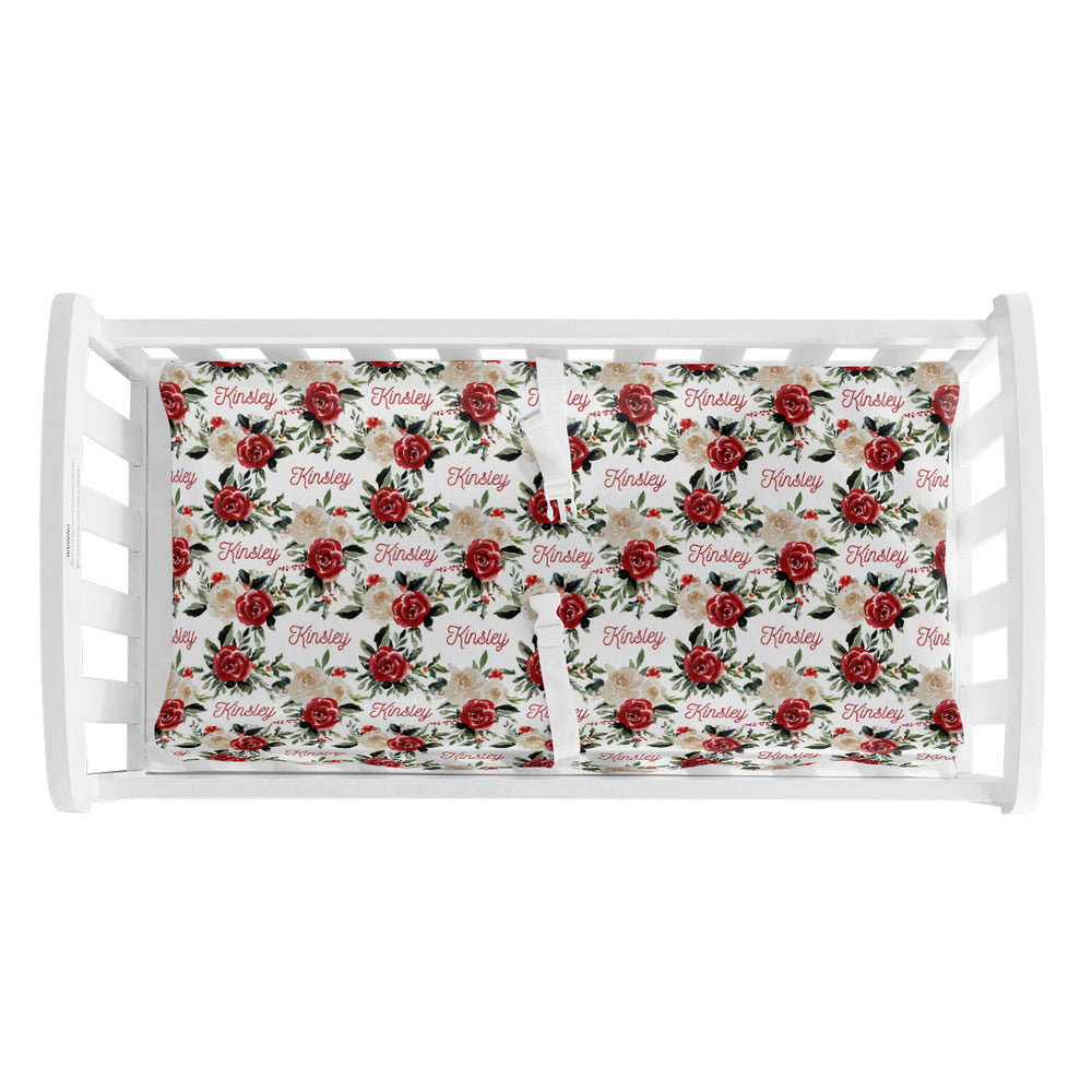 Personalized Changing Pad Cover | Mistletoe Magic