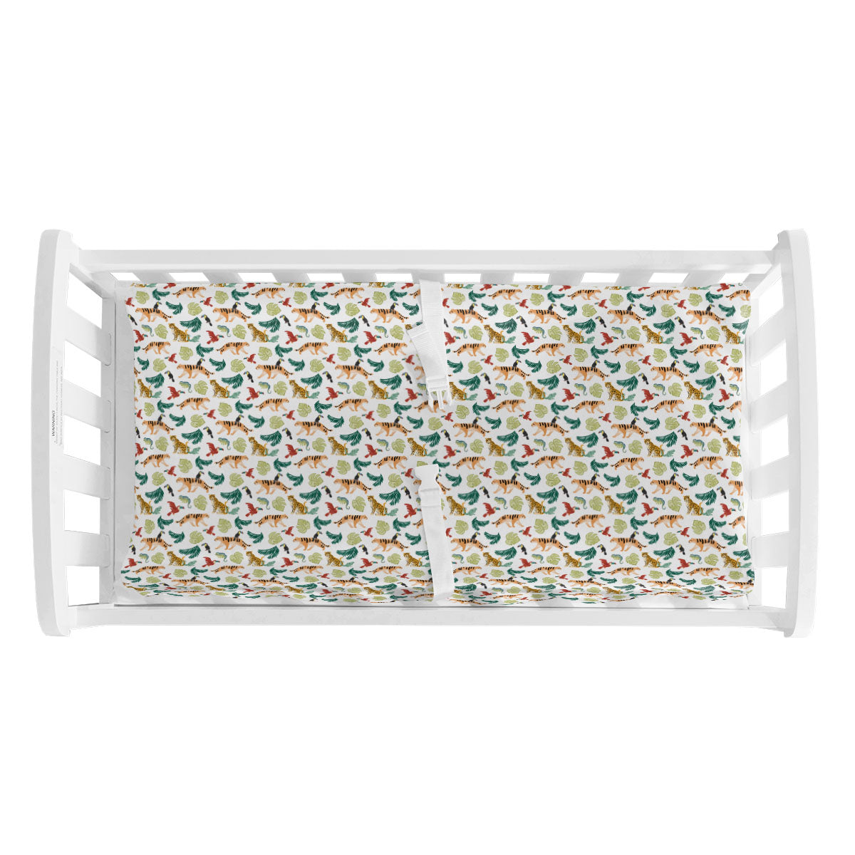 Personalized Stretchy Knit Changing Pad Cover | Jungle Playground