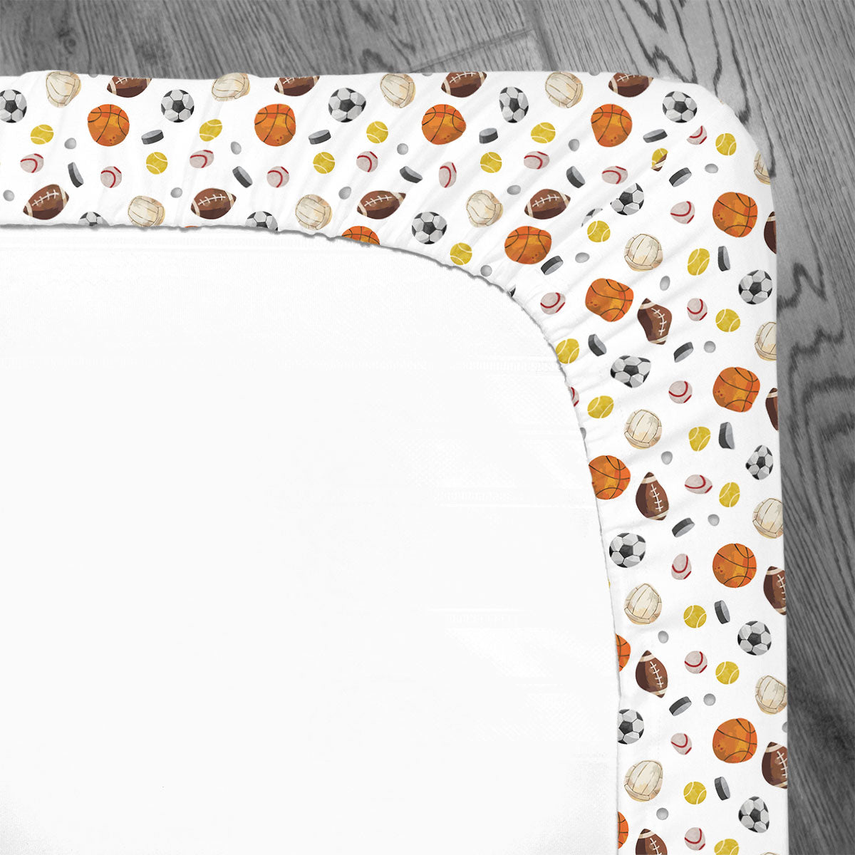 Stretchy Knit Crib Sheet | All Star Sports