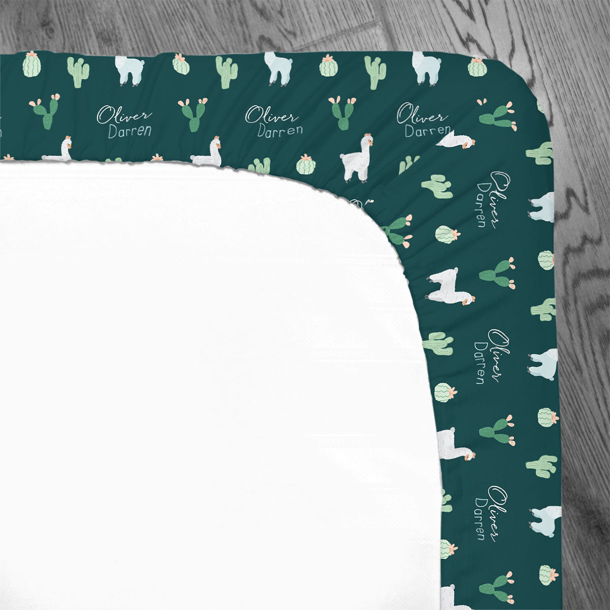 Personalized Crib Sheet | Adorable Alpaca