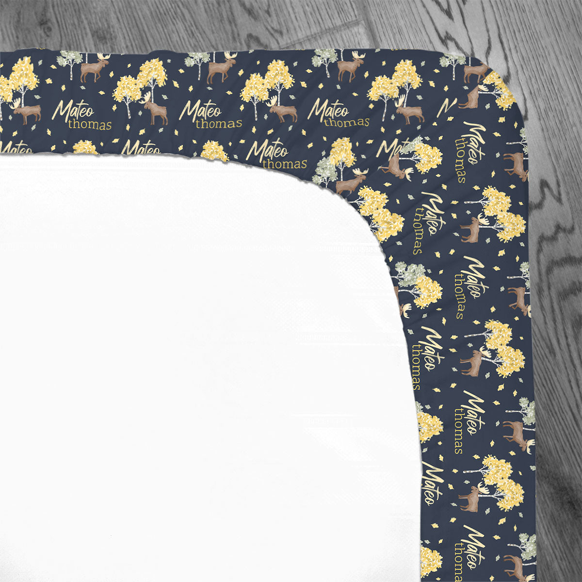 Personalized Crib Sheet | Mighty Moose
