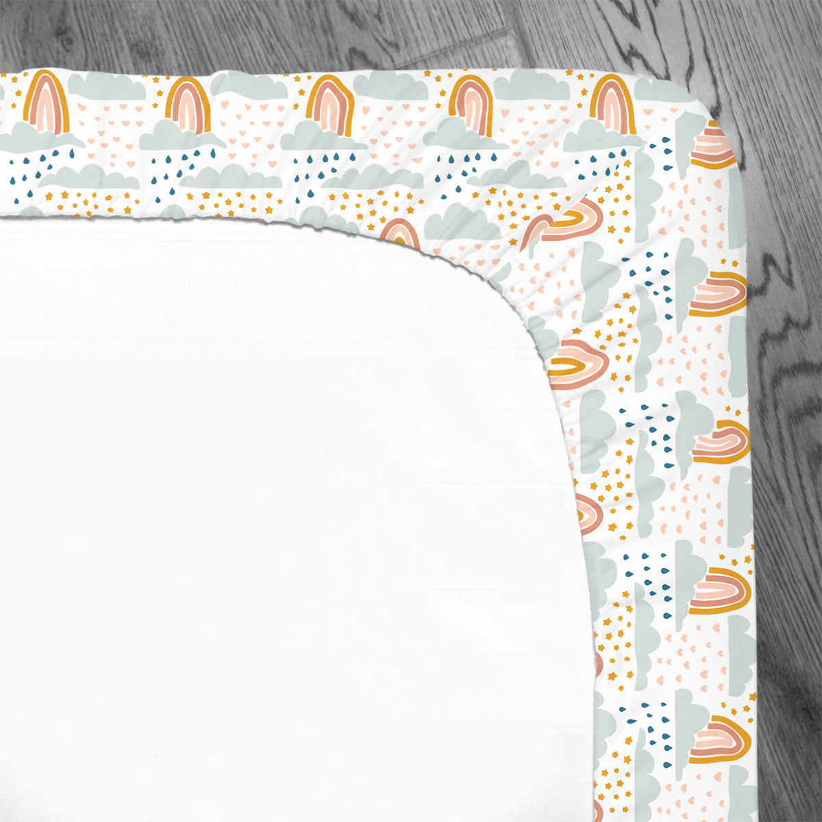 Crib Sheet | Rainbow Wishes