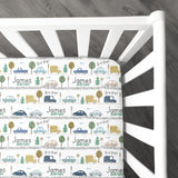 Personalized Crib Sheet | City Slicker
