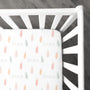 Personalized Crib Sheet | Dancing Feathers