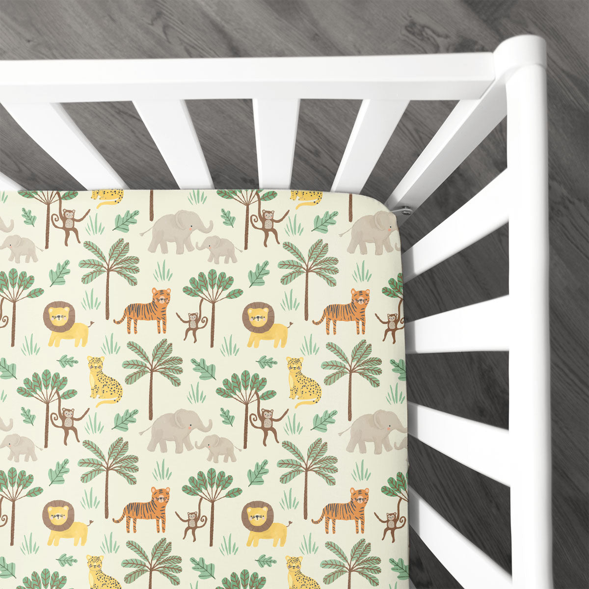 Crib Sheet | Jungle Safari