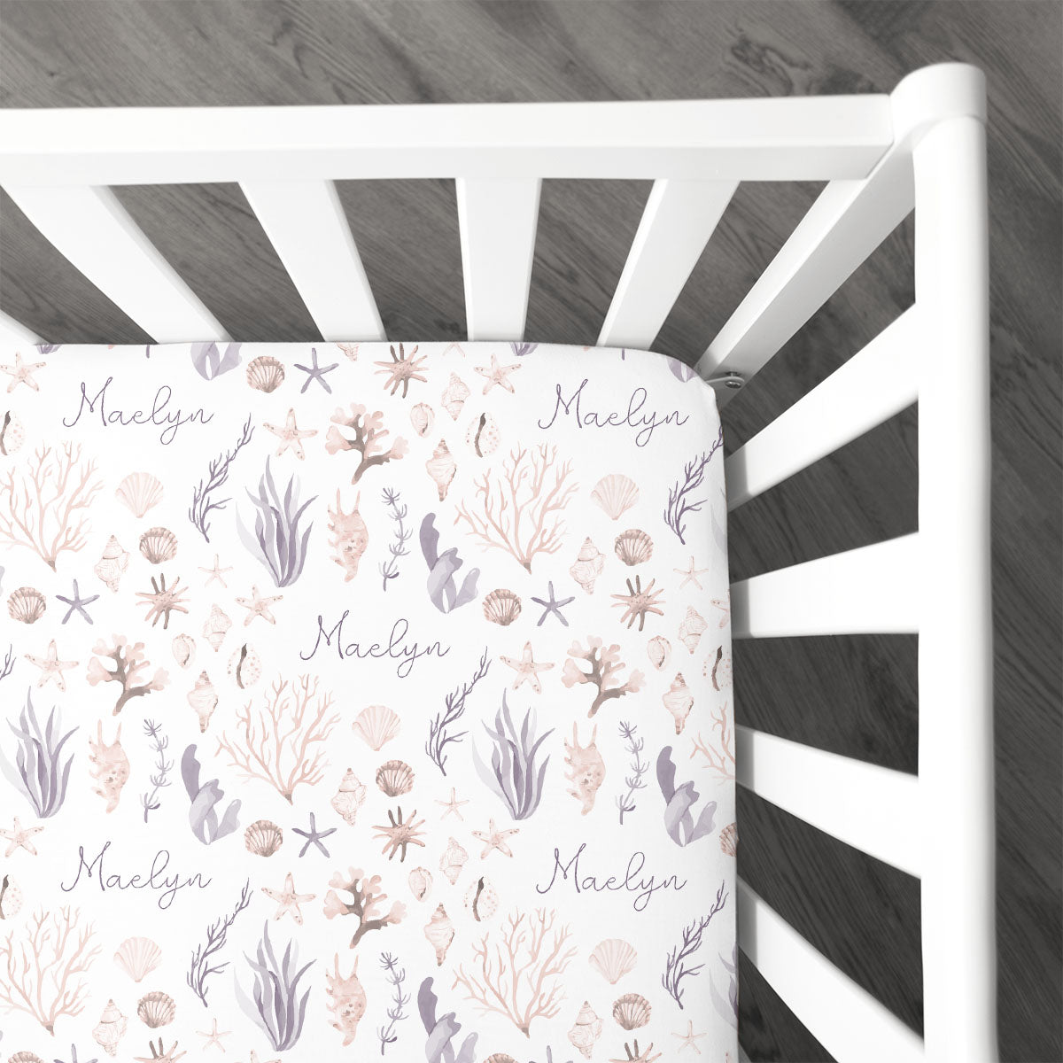 Personalized Crib Sheet | Seaside Treasures
